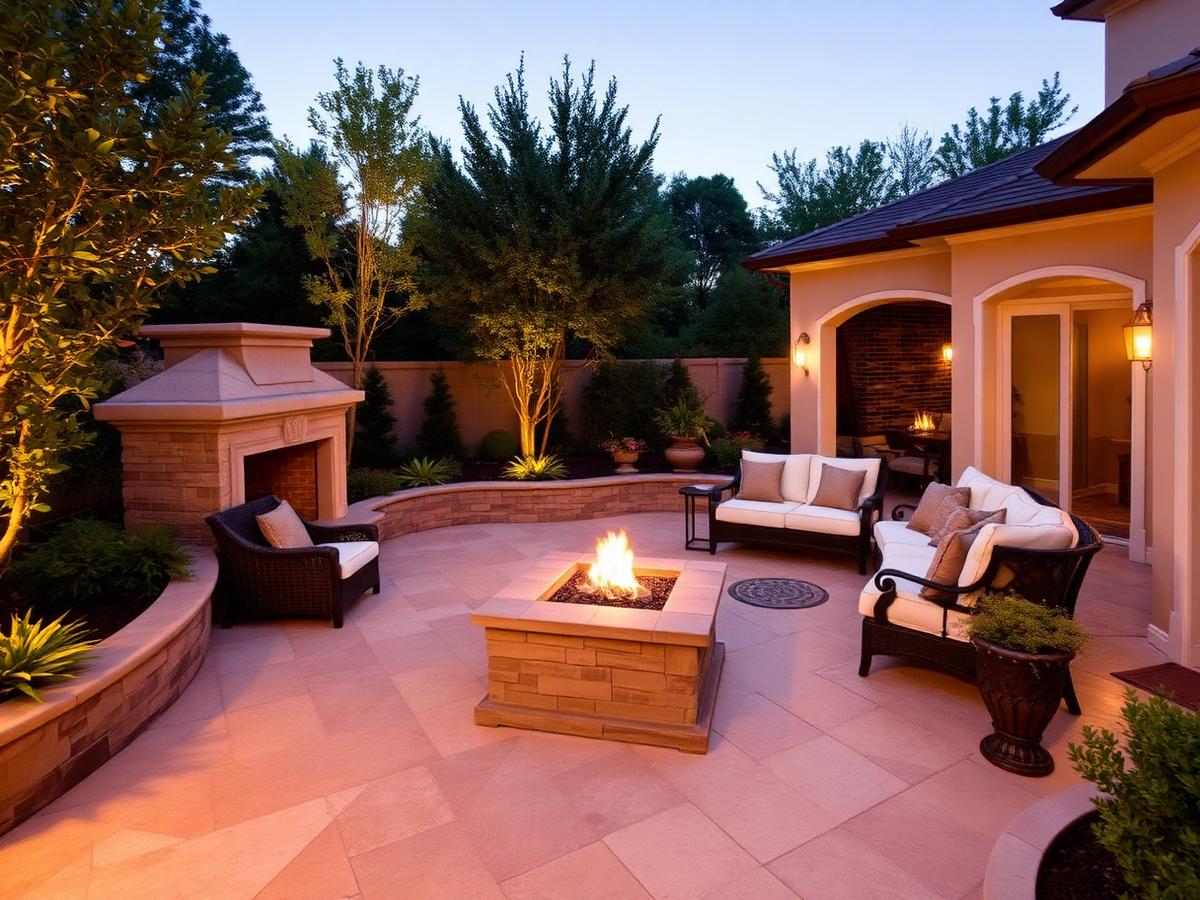 The Fireside Room — Patio & hardscape